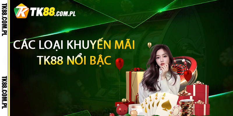 Các loại khuyến mãi TK88 nổi bậc